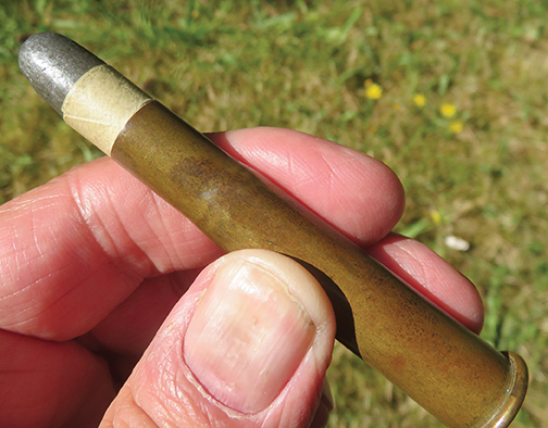 This is the old original cartridge from which the powder was taken.